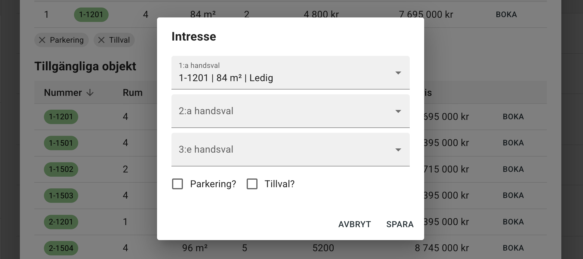 Andra-forstahandsval