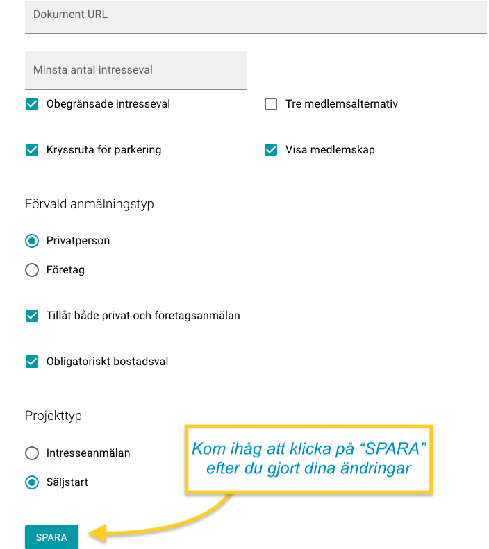 Hur redigera befintligt projekt 2