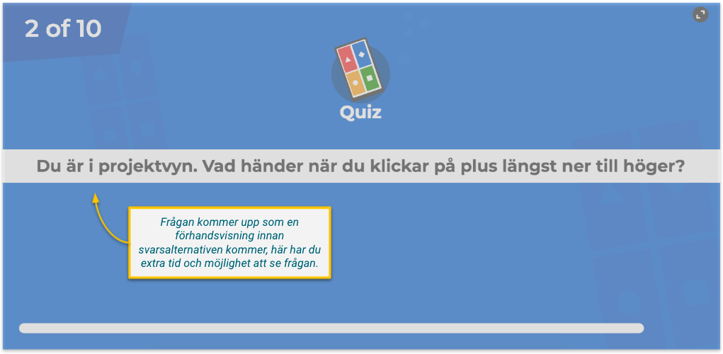 Kahoot fråga