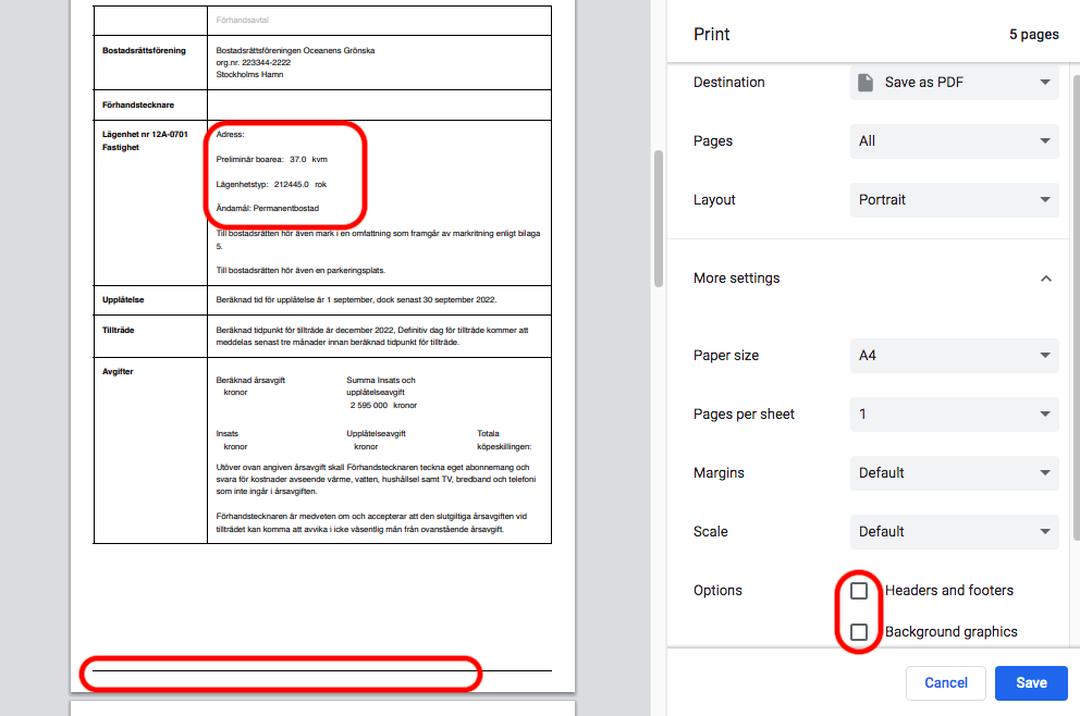 Utskriftsinställingar 2