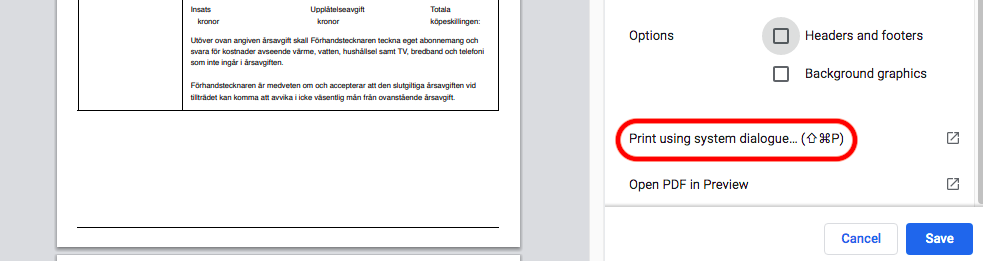 Utskriftsinställingar 3