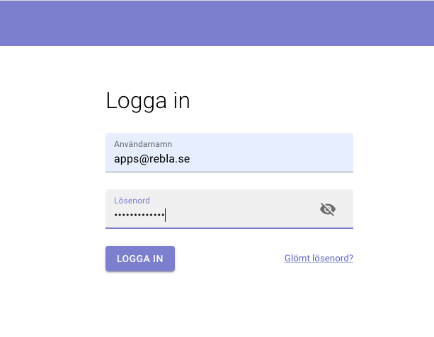 Skapa nytt lösenord 3