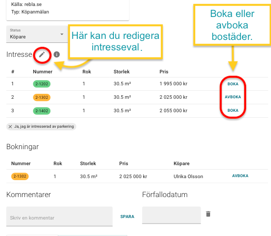 Redigera intressent 3
