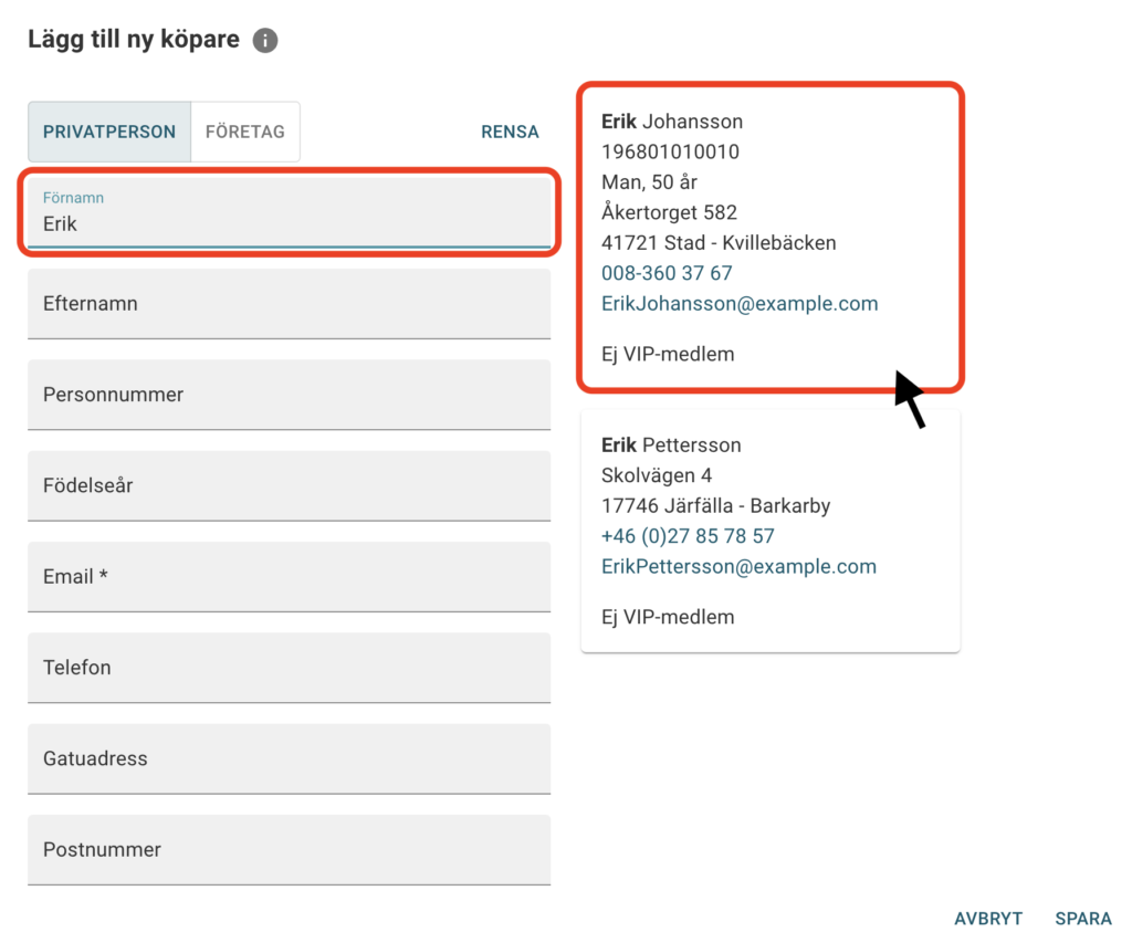Hur boka flera objekt