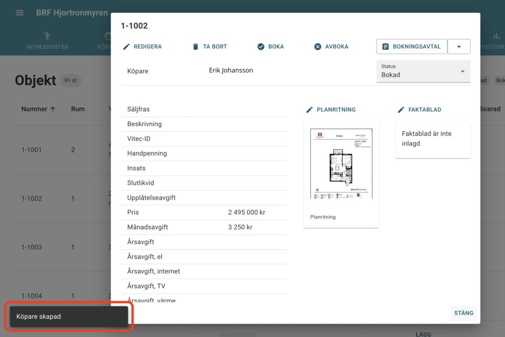 Hur boka flera objekt