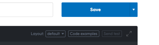 Spara ändringar i bekräftelsemejl