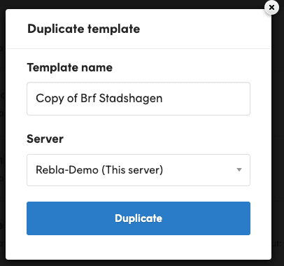 Uppdatera bekräftelsemejl template