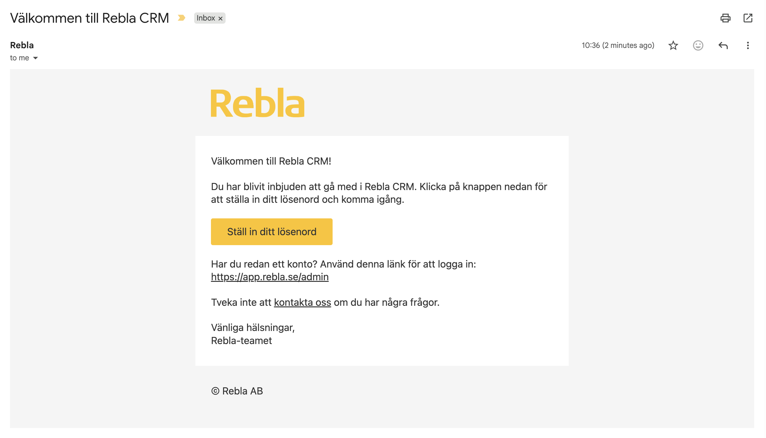 Välkommen till Rebla CRM