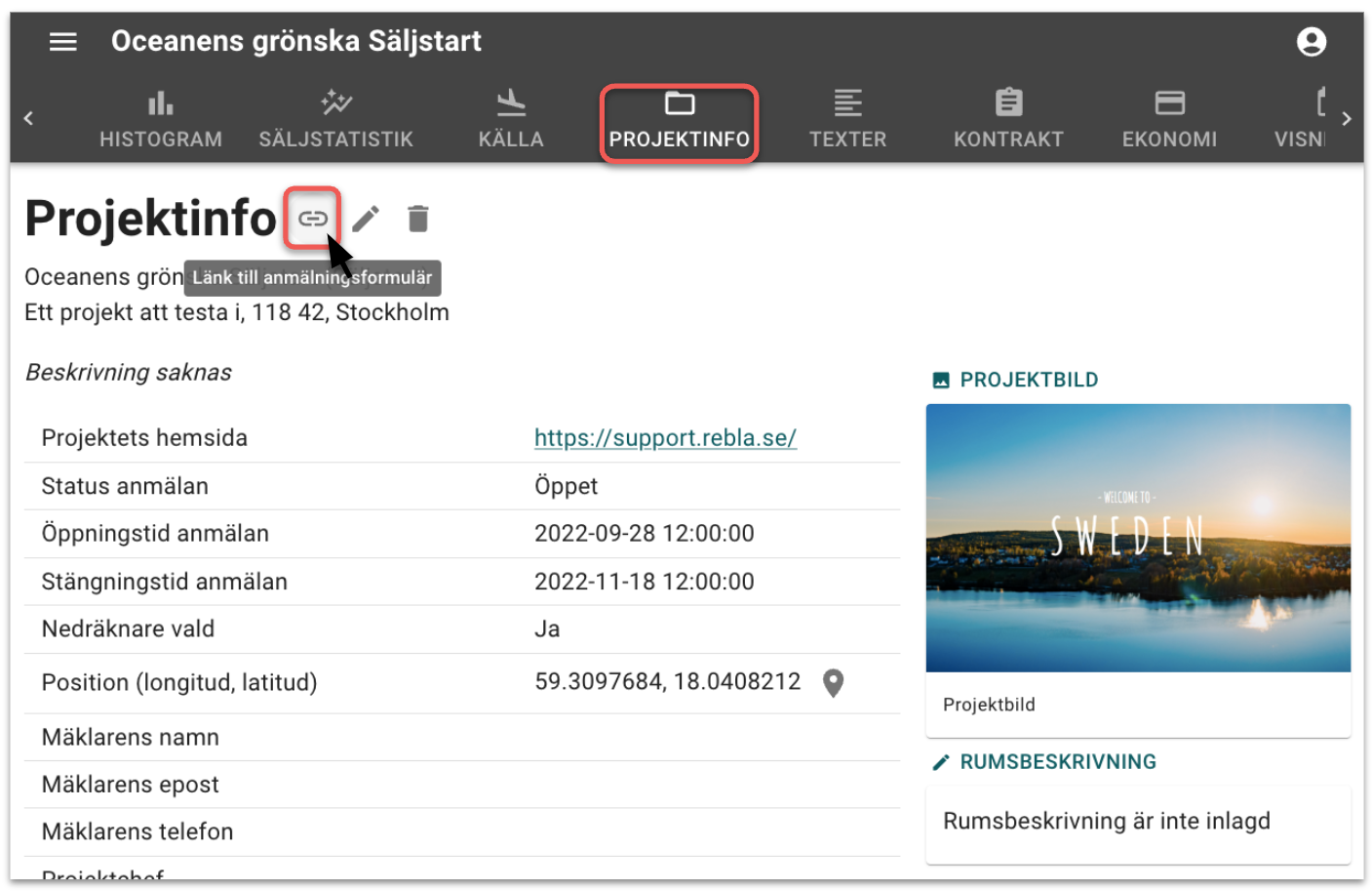 Länk till intresseformuläret