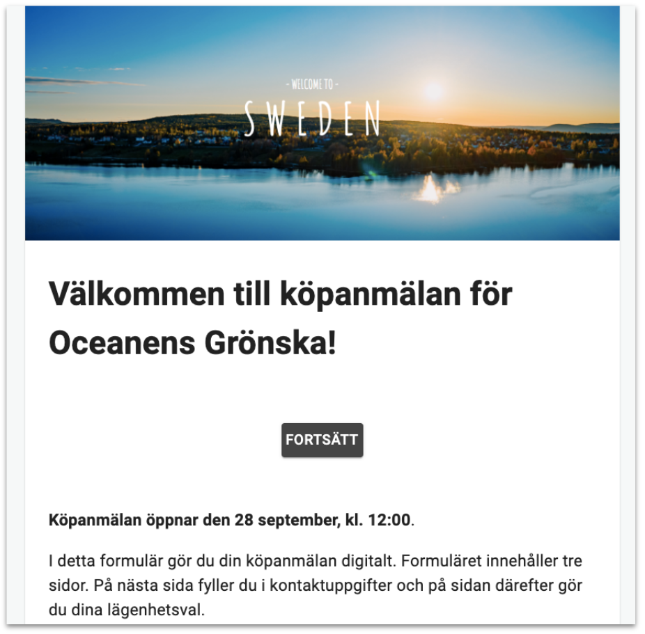 Anmälningsforumläret