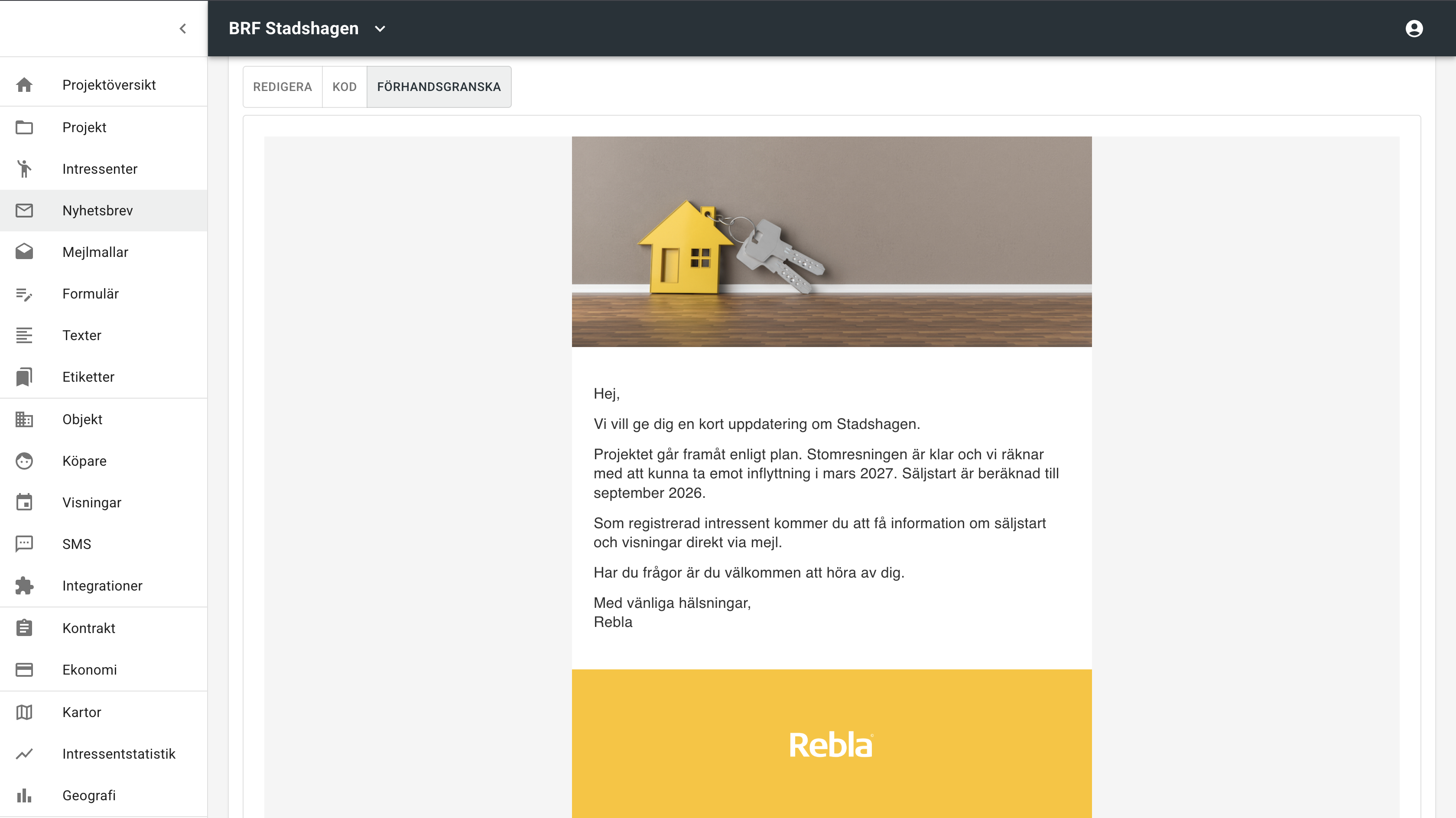 Förhandsgranska mejl